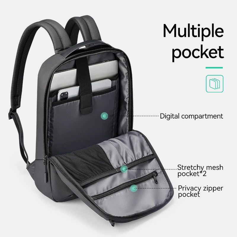“MARK RYDEN MR2408 – Mochila Ejecutiva Impermeable de Diseño Minimalista”