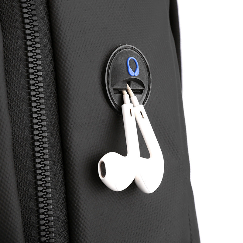 Mochila Ejecutiva Antirrobo 15” con Puerto USB – Negro, Azul Marino y Gris