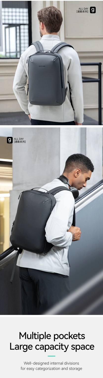 “MARK RYDEN MR2408 – Mochila Ejecutiva Impermeable de Diseño Minimalista”